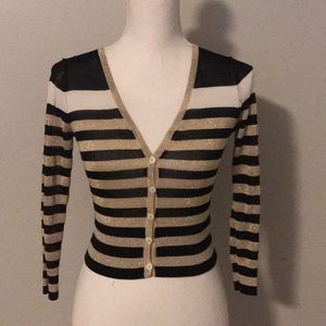 Bebe Crop Cardigan Sweater Size: XS